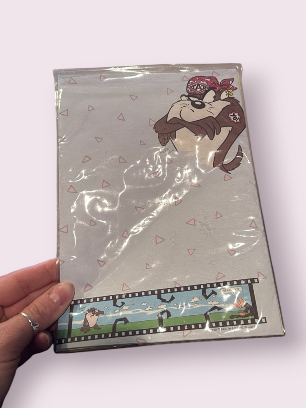 Vintage Looney Tunes Tasmanian Devil Cute Cartoon Stationery Set - Picture 5 of 12